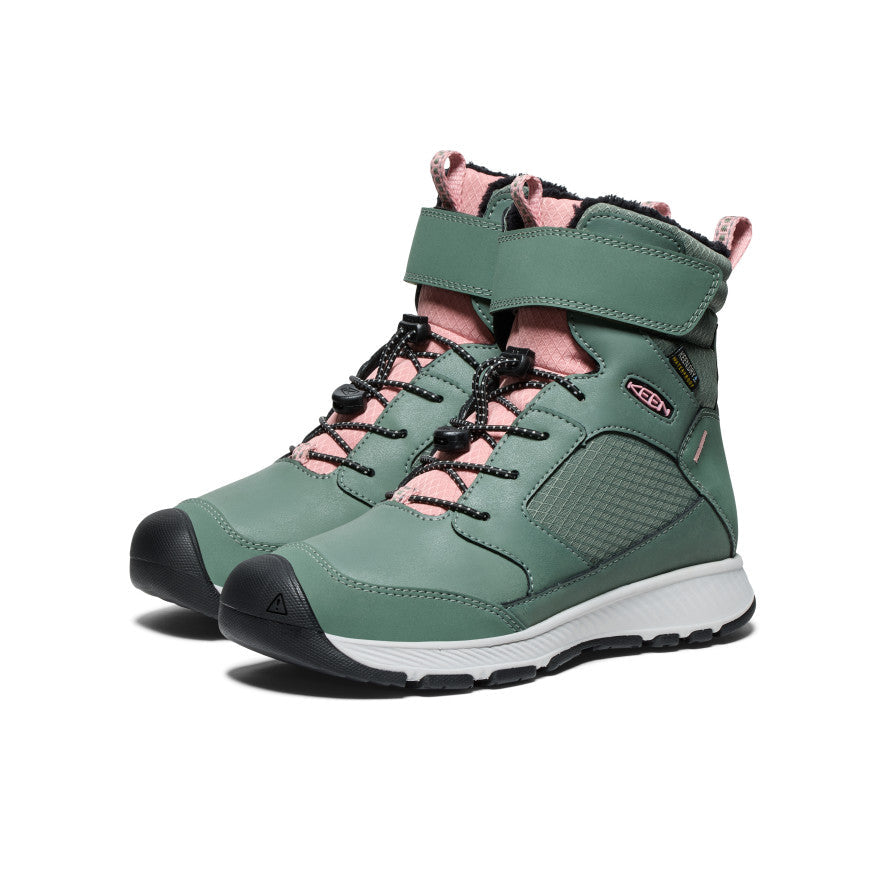 Big Kids' Skua Waterproof Winter Boot - Dark Forest/Rose Elegance