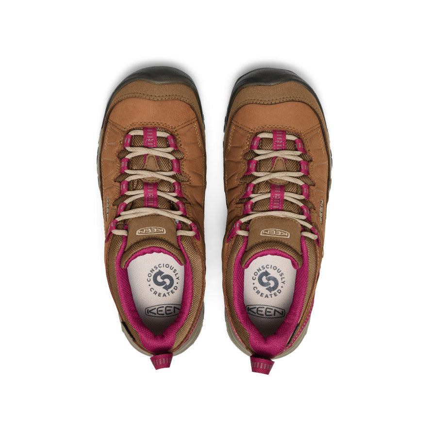 Women's Targhee IV Waterproof Hiking Shoe - Bison/Beaujolais