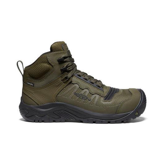 Men's Reno Mid Waterproof (Carbon Toe) - Dark Olive/Black