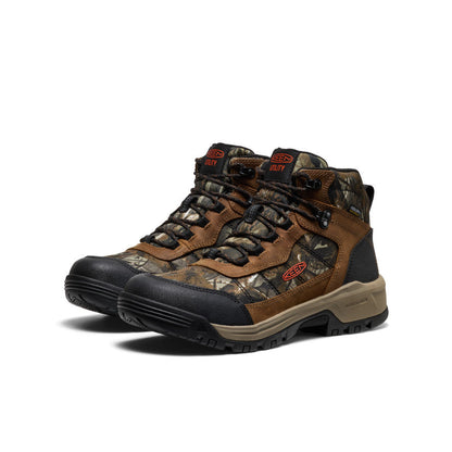 Men's Skokie Waterproof Work Boot (Soft Toe) - Camo/Black