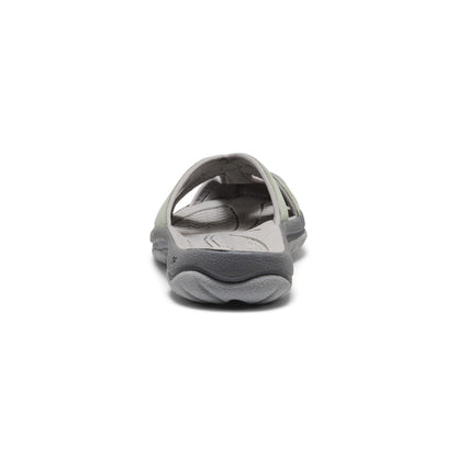 Women's Bali Leather Slide Sandal - Lily Pad/Steel Grey