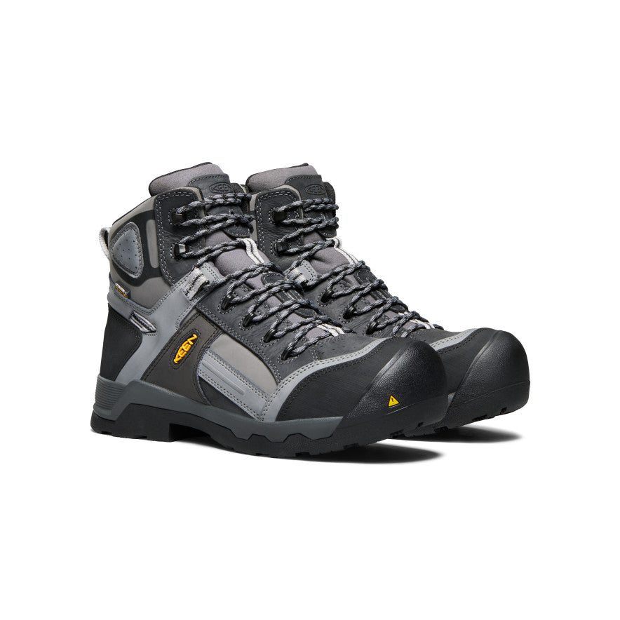 Men's Davenport 6" Insulated Waterproof Boot (Composite Toe) - Magnet/Steel Grey