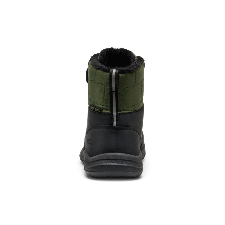Little Kids' Kanibou Waterproof Winter Boot - Black/Bronze Green