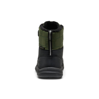 Little Kids' Kanibou Waterproof Winter Boot - Black/Bronze Green
