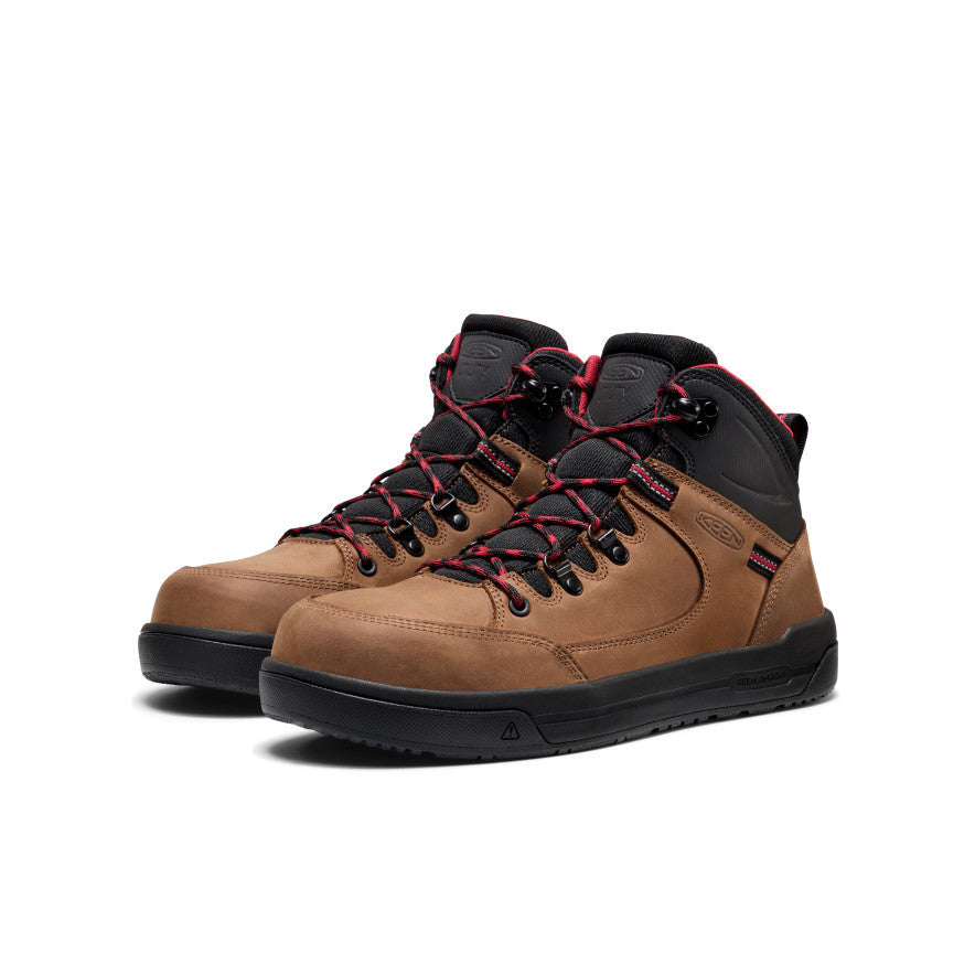 Men's Gibson Hiker Work Boot (Carbon Toe) - Bison/Black