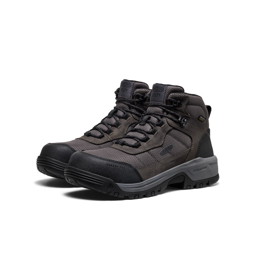 Men's Skokie Waterproof Work Boot (Carbon Toe) - Magnet/Black
