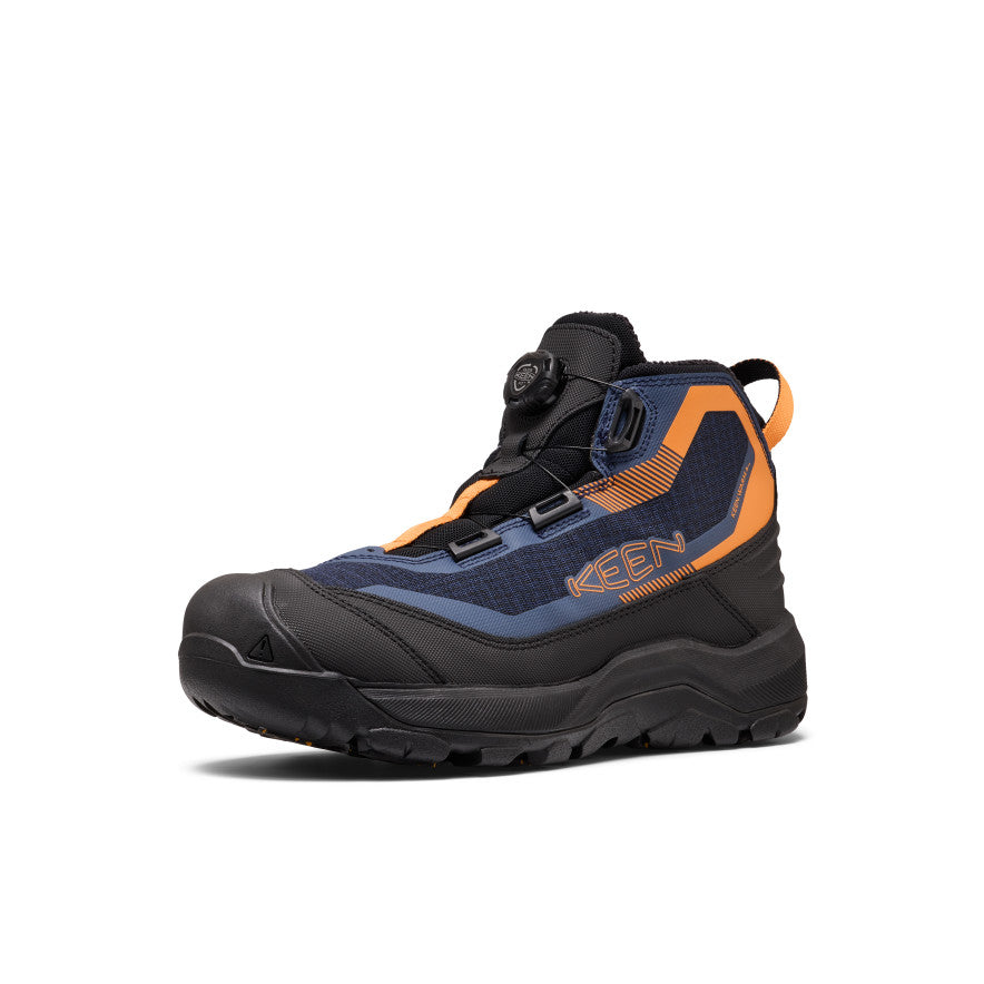 Men's Revel IV EXP CF Polar Waterproof Boot - Naval Academy/Flame Orange