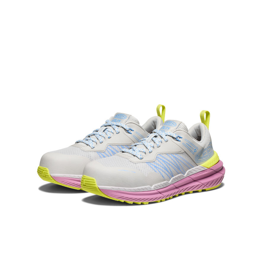 Women's Speedworks ESD Work Sneaker (Carbon Toe) - Alloy/Moonlight Mauve