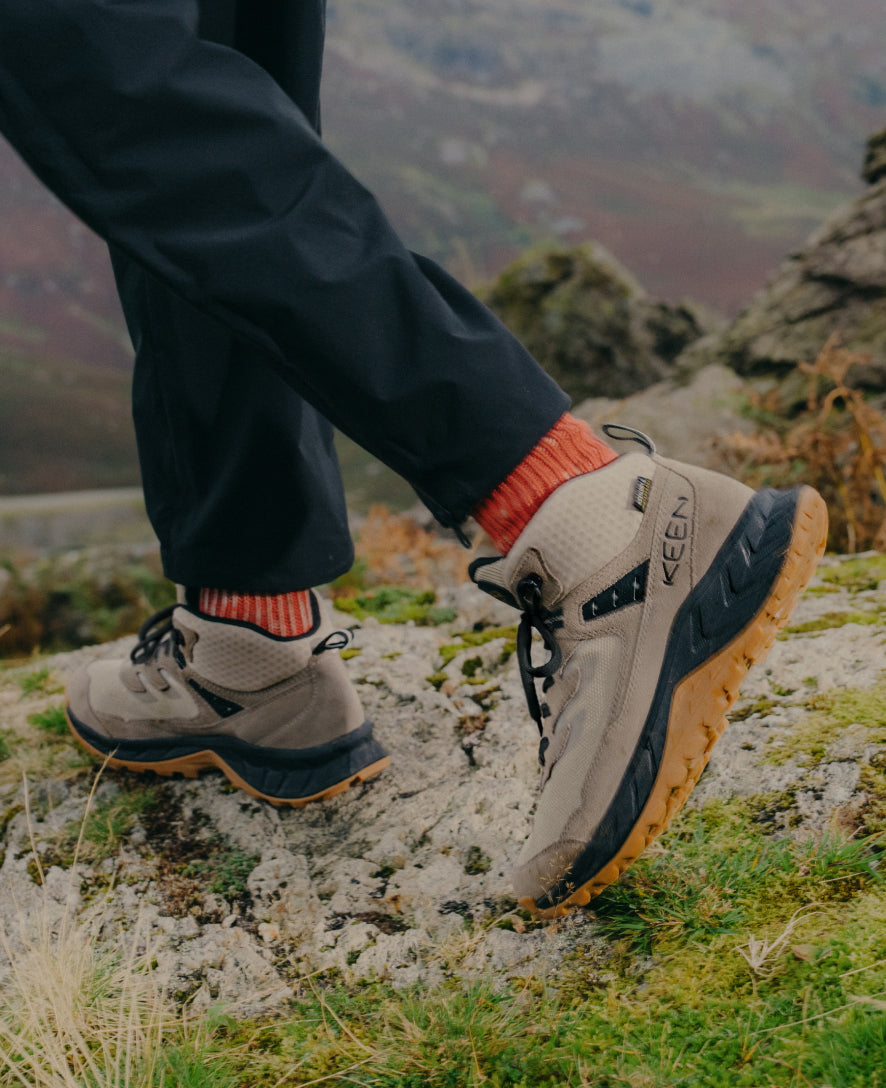 Men's Hightrail Waterproof Hiking Boot - Brindle/Oak Buff
